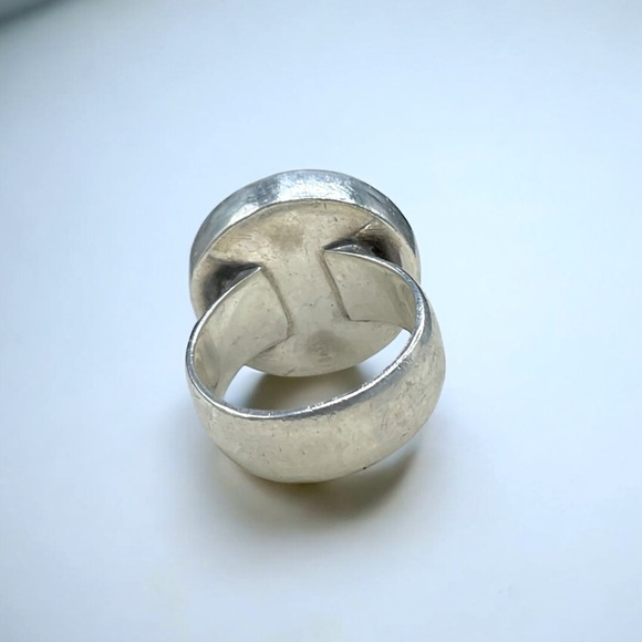 🌺 Soul Flower Sterling Silver Inlay Ring - Picture 8 of 12